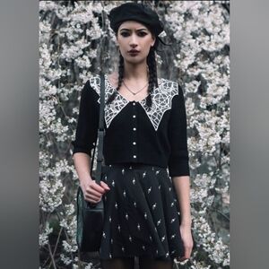 NWT Skirt Killstar X Wednesday Addams Women's Medium